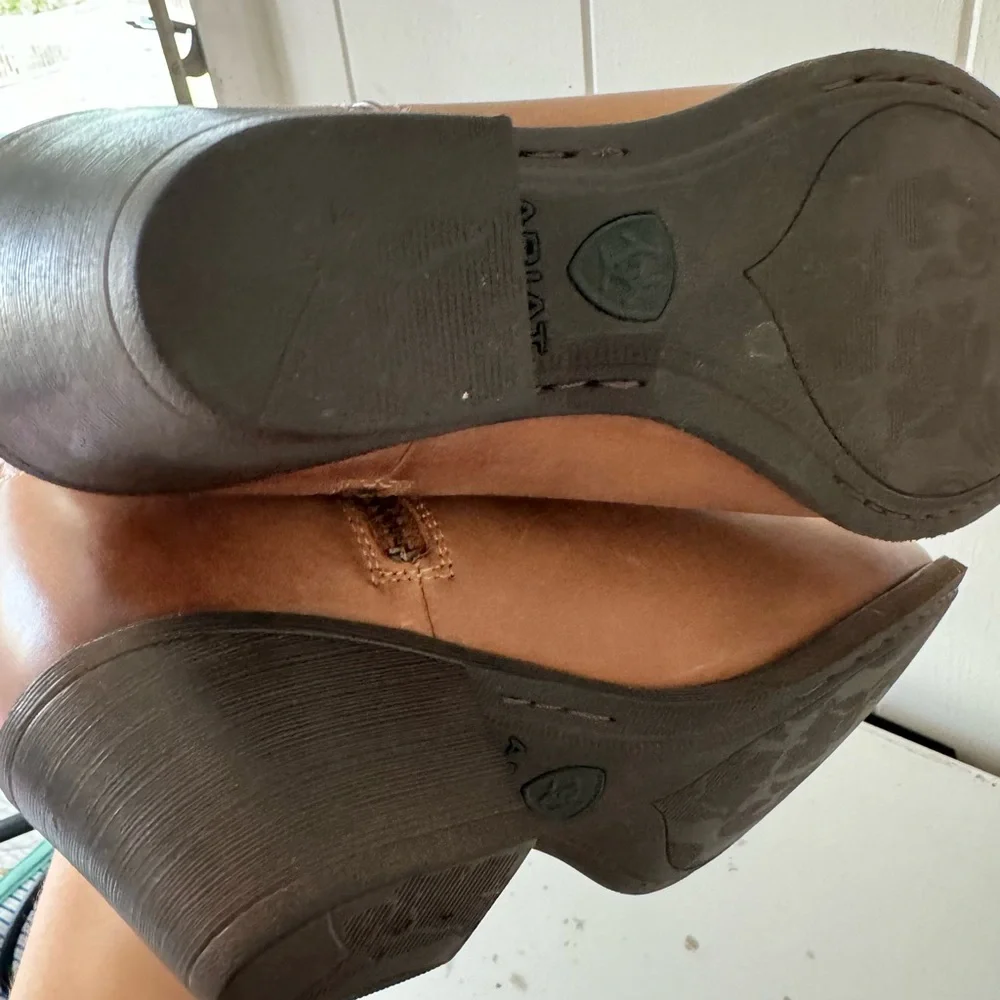 Ariat Darlin Western Boot Ankle High Boot Burnt Sugar 9C